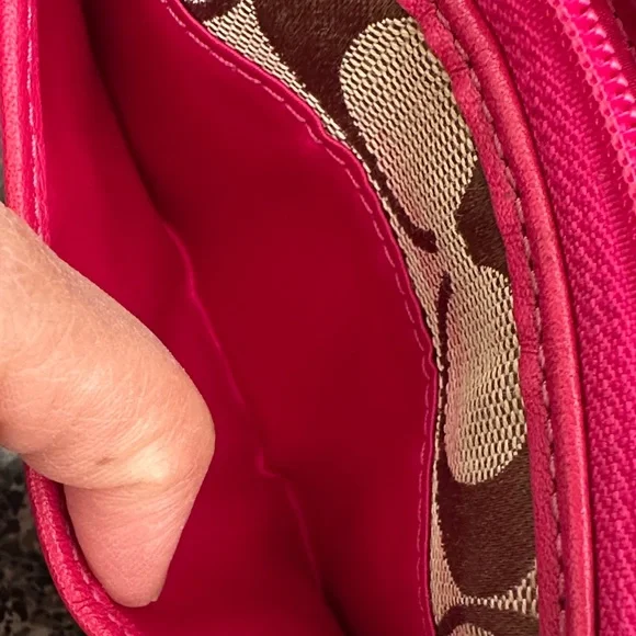 Coach Brown and Pink Wallet - Picture 7 of 8